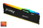 Kingston Fury Beast RGB, DDR5, 16 GB, 5600MHz, CL36 (KF556C36BBEA-16)