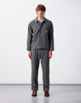 Service Works Flannel FOH Jacket Charcoal XXL