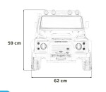 Mamido Detské elektrické autíčko Land Rover Defender 110 SVX Concept ružové
