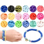 Kruzzel Kreatívna sada na výrobu náramkov, farebné korálky 4200 ks