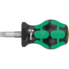 Wera 335 Stubby skrutkovač pre skrutky Microstix Šírka čepele: 6.50 mm Dĺžka drieku: 25 mm; 05008843001