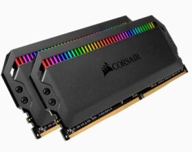 Corsair Dominator Platinum RGB 16GB (2x8GB) 3200MHz čierna / DDR4 / PC4-25600 / CL16-18-18-36 / 1.35V / XMP2.0 (CMT16GX4M2Z3200C16)