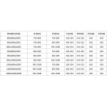 MEXEN/S - Lunar L sprchový kút päťboký krídlový ľavá 80 x 100, transparent, zlato 831L-080L-100P-50-00-L