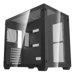 DarkFlash C285 čierna / Skriňa PC / ATX / bez ventilátorov / 3x USB-A / priehľadná bočnica / bez zdroja (C285 black)
