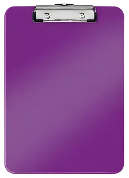 Leitz Písacia podložka Wow purpurová / A4 / až 75 listov / kovová spona (39710062)
