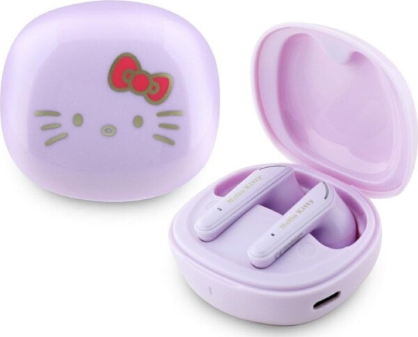 HelloKitty Hello Kitty TWS Earphones O Glossy Finish Purple