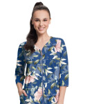 Dámsky župan Luna 390 S-2XL W25 švestka M