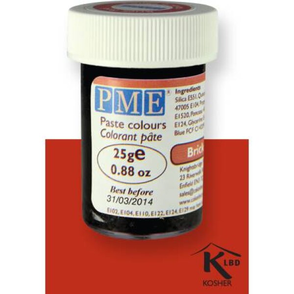 PME gélová farba - tehlicovo červená - PME - PME