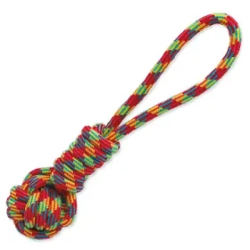 Dog Fantasy Hračka - preťahovadlo tenisák hádzací 34cm (124-12071)