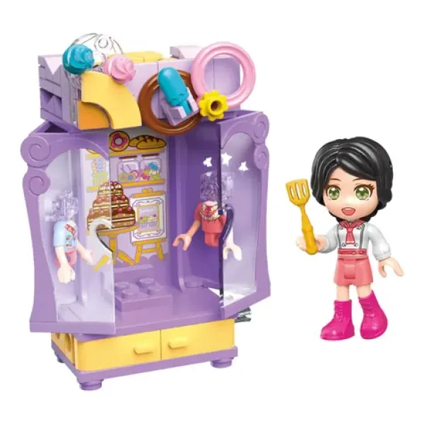 QMAN UNA Series 34011-7 Šatníková skriňa cukrárky