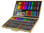 Mamido Umelecký set pre maľovanie: Drevený kufor s 180 prvkami