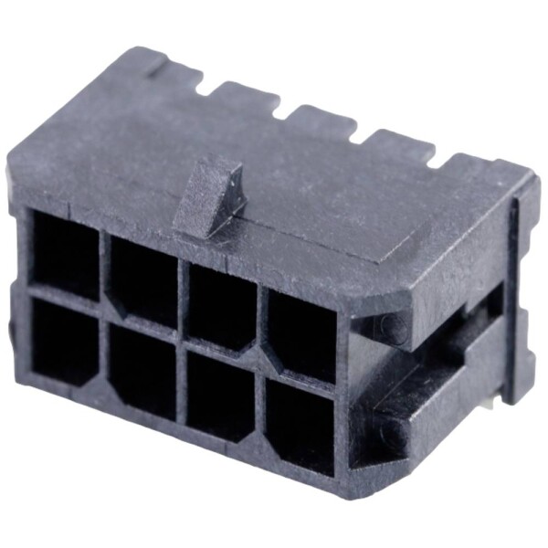Molex vstavaná pinová lišta (štandardná) Počet pólov 8 Raster (rozteč): 3.00 mm 430450808 1 ks Tape on Full reel; 430450808