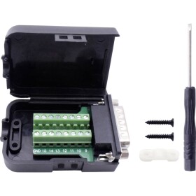 TRU COMPONENTS T1904C092 sada D-SUB kolíkové lišty Pólov: 15 skrutkovací 1 ks; T1904C092