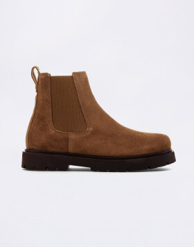 Birkenstock Highwood Suede Leather Leve Dark Tea 41