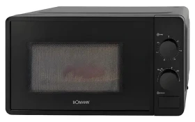 Bomann MW 6014 CB čierna / Mikrovlnná rúra / 700 W / 20 l / 6 úrovní výkonu / časovač 30 min (660143)