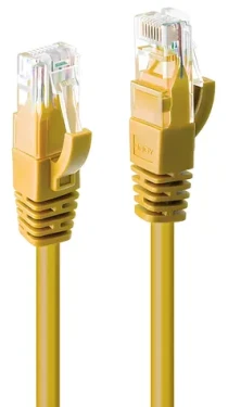 Lindy Cat6 U/UTP žltá / Patch kábel / RJ-45 / 1 m (48062)