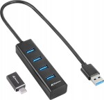 Sharkoon Aluminium 4x USB-A 3.2 Gen1 (4044951037582)