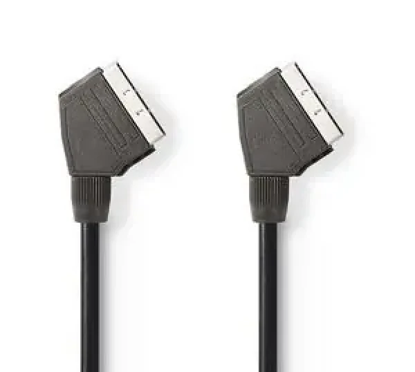 Nedis SCART kábel SCART-SCART / Kábel / 2 m / 480p / čierna (CVGB31000BK20)