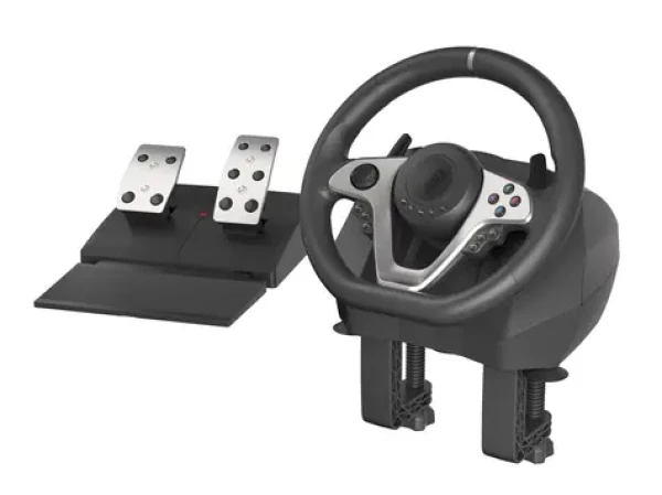 Genesis Seaborg 400 / Herný volant a pedále / otáčanie 270/900 ° / Vibrácie / USB / Pre PC, PS4, PS3, Xbox ONE, Xbox 360, SWITCH (NGK-1567)
