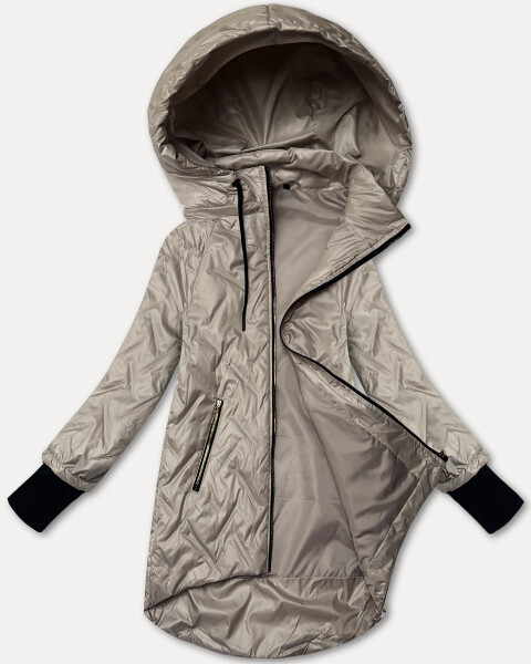 Dámska ľahká bunda s odnímateľnou kapucňou S'West light beige (B8371-70) odstíny béžové 50