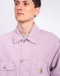 Carhartt WIP Walter Chore Coat Pink Fog garment dyed S