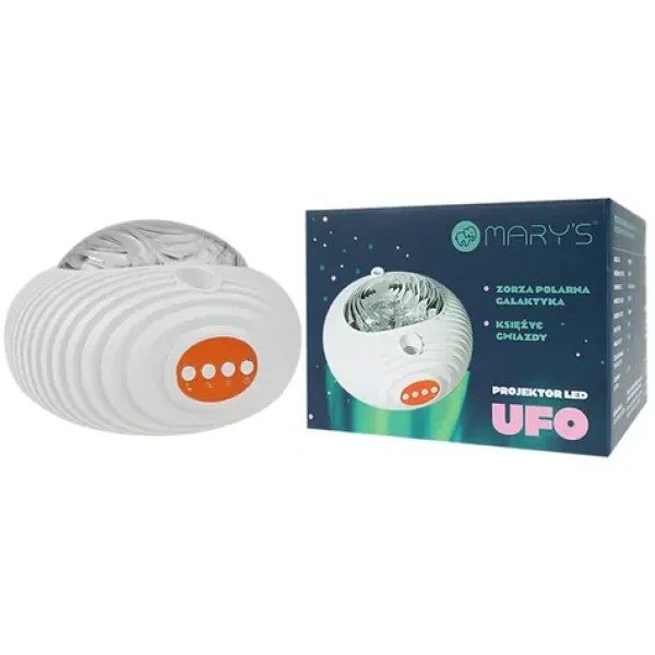 Mary's Projektor RGBW s diaľkovým ovládačom - ufo (MW20795)