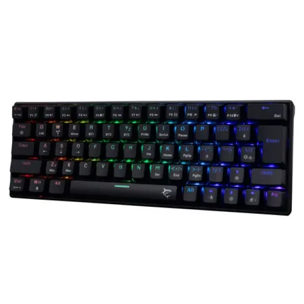 White Shark GK-3111 KAIKEN čierna / bezdrôtová herná mechanická klávesnica / CZ/SK layout / BT / USB / LED (KAIKEN-CZ/SK)