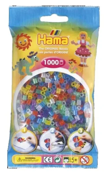 HAMA Zažehľovacie korálky MIDI trblietavé