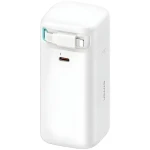 USAMS XMF Series Powerbanka výsuvný kábel Lightning biela / Power Bank / 18000 mAh / PD 45W / USB-C + Lightning (20KCD21702)