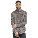 Bushman Pánska kockovaná košeľa Luigi, burgundy L