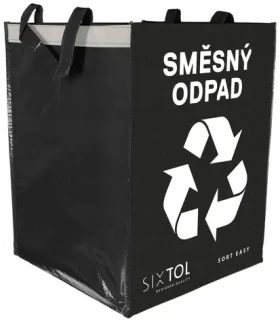 SIXTOL SORT Easy MIXED / Taška na triedený odpad / 30x30x40cm / 36l (SX4209)
