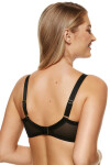 Dámska podprsenka Gwen-B4 Black with beige - Gorteks 90C černá-béžová