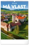 NOTIQUE Nástenný kalendár Má vlasť 2026, 33 x 46 cm (PGN-35726-L)