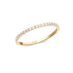 Daniel Wellington Trblietavý pozlátený prsteň s kubickými zirkónmi Mirelle DW0040157 52 mm