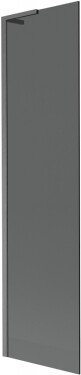 MEXEN/S - Next L vaňová zástena FIX 50 x 150, grafit, grafit kartáčovaná 895-050-000-03-40-66