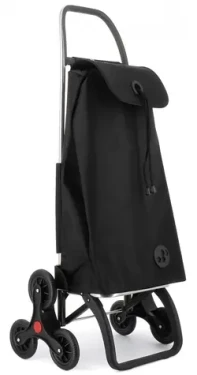 Rolser I-Max MF 6 čierna / Nákupná taška s kolieskami do schodov / objem 43 l / nosnosť 50 kg / výška 107 cm