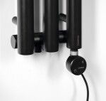 SAPHO - PILON vykurovacie teleso 196x1800, so 3 háčikmi, čierna mat IZ128T