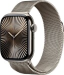 Apple Watch 10 GPS + Cellular 46mm Natural Titanium Milanese Loop Sivý (MC7Q4QF/A)