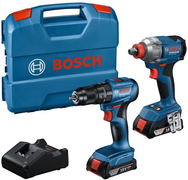 Bosch BOSCH Sada COMBO 18V (GDX 18V-285 + GSR 185-LI) 2x2,0Ah L-CASE