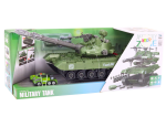 Mamido Súprava na rozloženie vojenské vozidlo DIY tank zelený so zvukmi a autíčkami