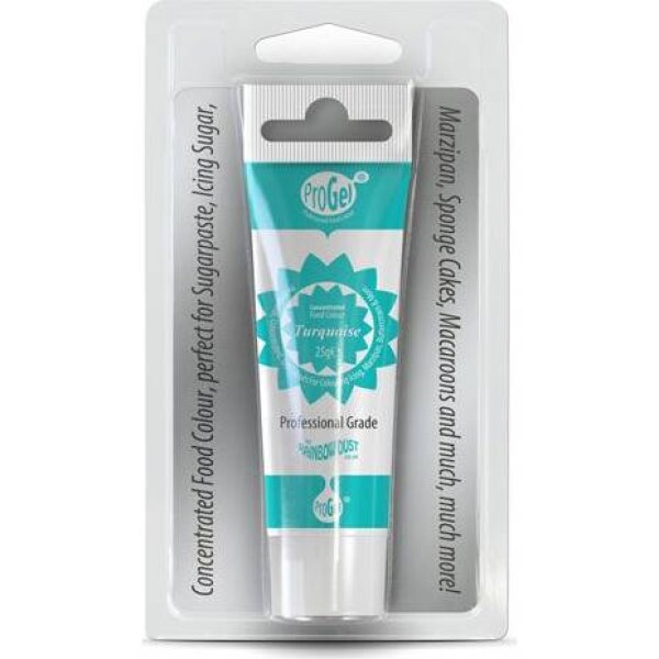 Koncetrní gélová farba RD ProGel® - Tyrkysová, 25 g - Rainbow Dust - Rainbow Dust