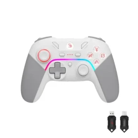A4Tech Bloody GPW70 biela / Gamepad / PS3 / PC / Switch / Android / 2.4GHz / USB-C (GPW70-WH)