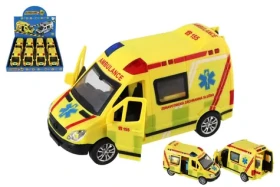TEDDIES Auto ambulancia 14,5 cm