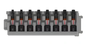 BOSCH 8dielna sada predĺžených bitov PRO Impact SQ / R1×2, R2×4, R3×2 / dĺžka 55 mm / šesťhran 1/4" (2608521U58)