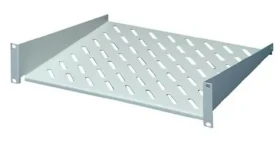 Rittal DK 7119.400 / Polica do racku / 2U / hĺbka 400mm / nosnosť 25kg / šedá RAL 7035 (7119400)