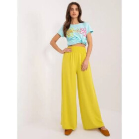 Dámske nohavice 8390.70 žlté – FPrice one size
