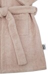 EKO Župan bavlnený s kapucňou a uškami Powder pink veľ. 104-110