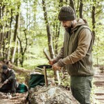Bushman Pánska mikina Durong II, pieskovo hnedá XL