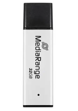MediaRange MR1900 32GB strieborná/čierna / Flash disk / USB-A 3.2 Gen 1 / čítanie: 130 MB/s / zápis: 65 MB/s (MR1900)