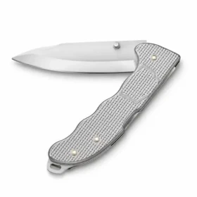 VICTORINOX Vreckový nôž Evoke Alox strieborná / Oceľ / Počet funkcií 5 / Zamykacia čepeľ (0.9411.D26)